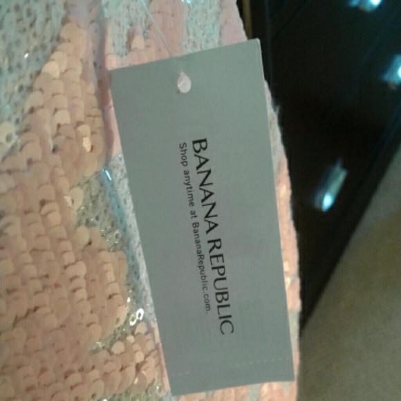 BANANA REPUBLIC SKIRT MINI SEQUINS SIZE 12 - Picture 6 of 8